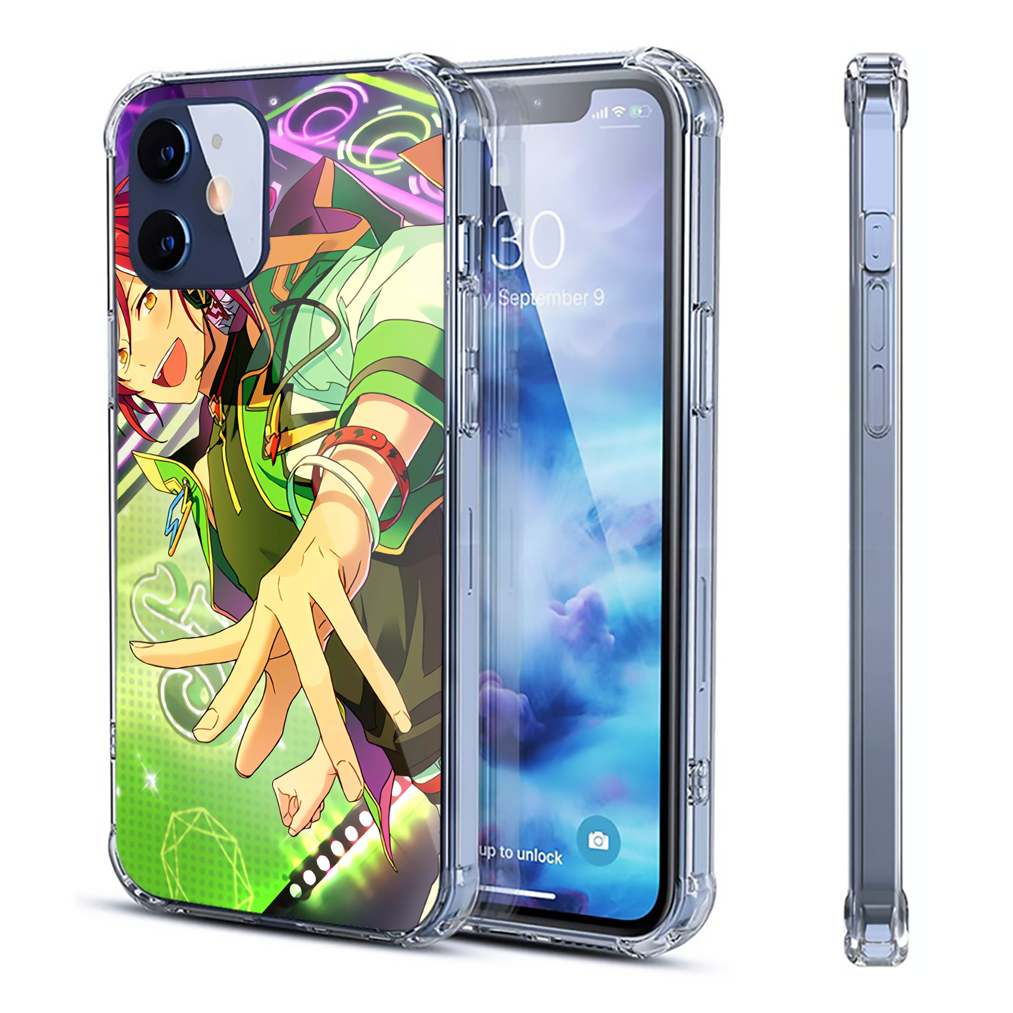 （画像用） あんさんぶるスターズ! Ensemble Stars 【iPhone 12シリーズ対応】透明スマホケース（クリアソフトケース）